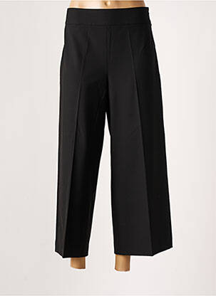 Pantalon trei sferturi talie înaltă talie înaltă negru DENIM STUDIO femeie