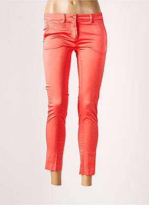 Pantalon 7/8 elasticitate talie joasă portocalie MASON'S femeie