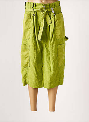 Fustă midi verde HIGH femeie