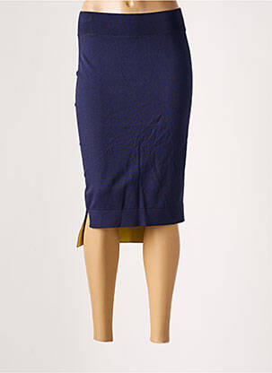 Fustă midi albastru LIVIANA CONTI femeie