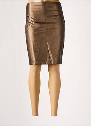 Fustă midi maro PIER ANTONIO GASPARI femeie