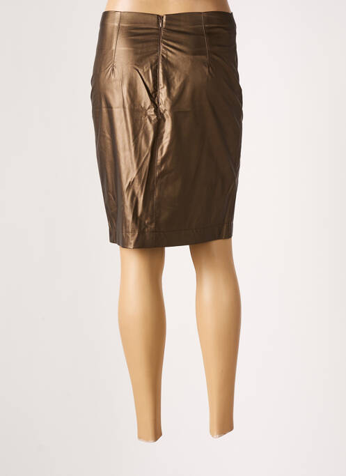 Fustă midi maro PIER ANTONIO GASPARI femeie