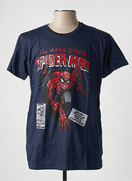 Tricou elasticitate mâneci scurte albastru MARVEL bărbat