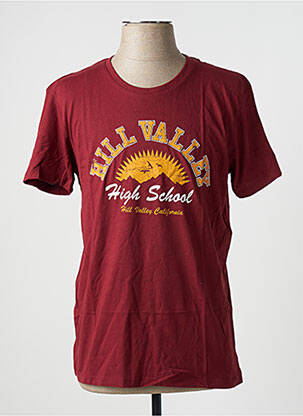 Tricou roșu BACK TO THE FUTURE bărbat