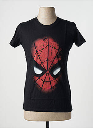 Tricou elasticitate mâneci scurte negru MARVEL bărbat