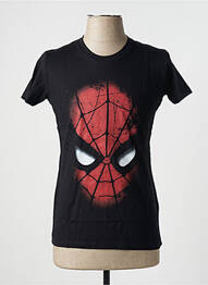 Tricou elasticitate mâneci scurte negru MARVEL bărbat