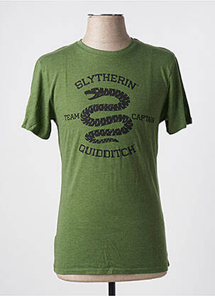 Tricou elasticitate mâneci scurte verde HARRY POTTER bărbat