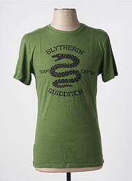 Tricou elasticitate mâneci scurte verde HARRY POTTER bărbat