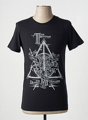 Tricou elasticitate mâneci scurte negru HARRY POTTER bărbat