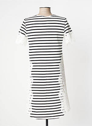 Rochie midi mâneci scurte mâneci scurte alb TWINSET femeie