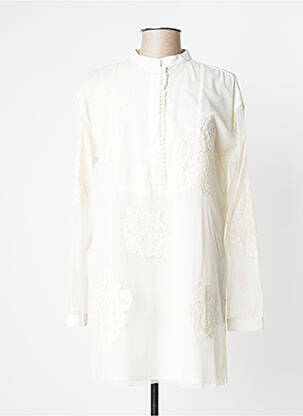 Rochie scurtă bej TWINSET femeie