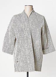Jachete kimono mâneci 3/4 alb MANILA GRACE femeie