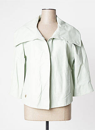 Geacă din piele verde MANILA GRACE femeie