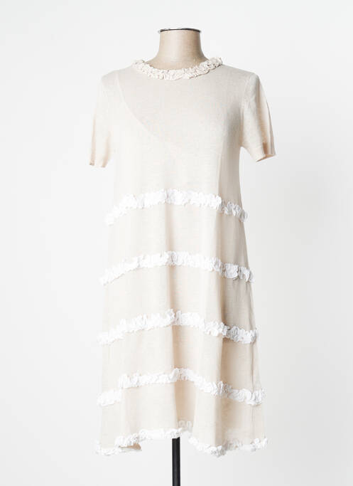 Rochie midi bej TWINSET femeie