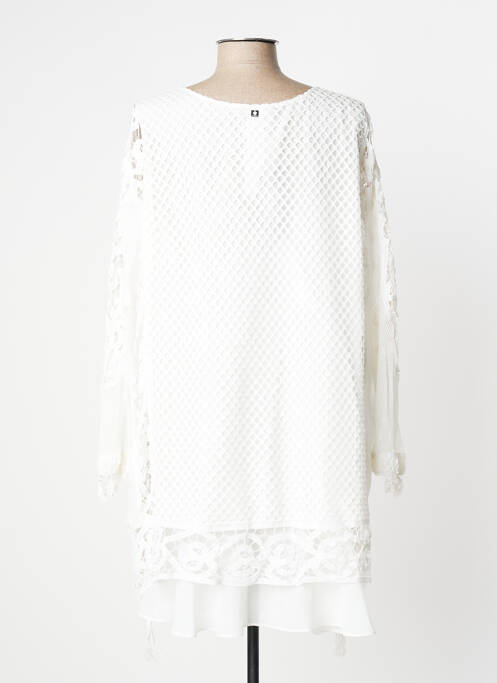 Rochie scurtă alb TWINSET femeie