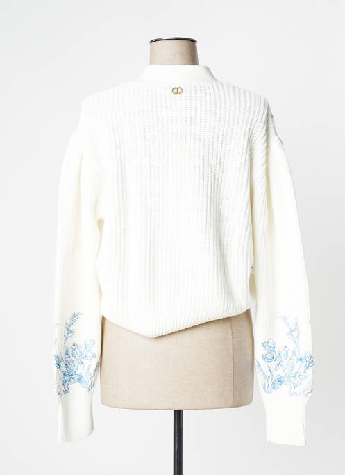 Vestă cu mâneci lungi alb TWINSET femeie