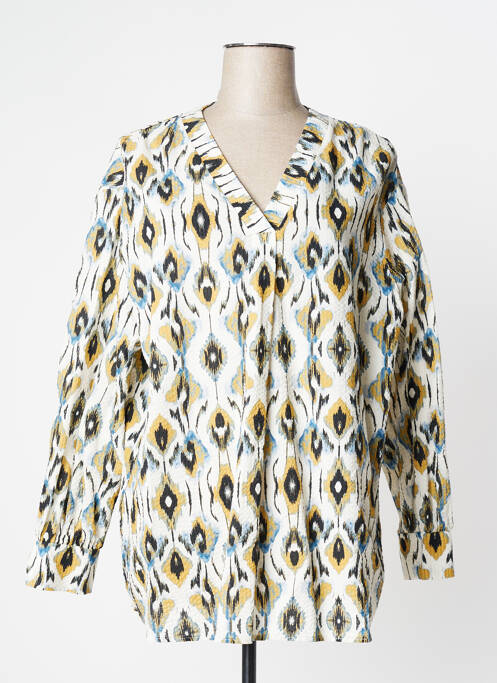 Tunică mâneci lungi bej MANILA GRACE femeie