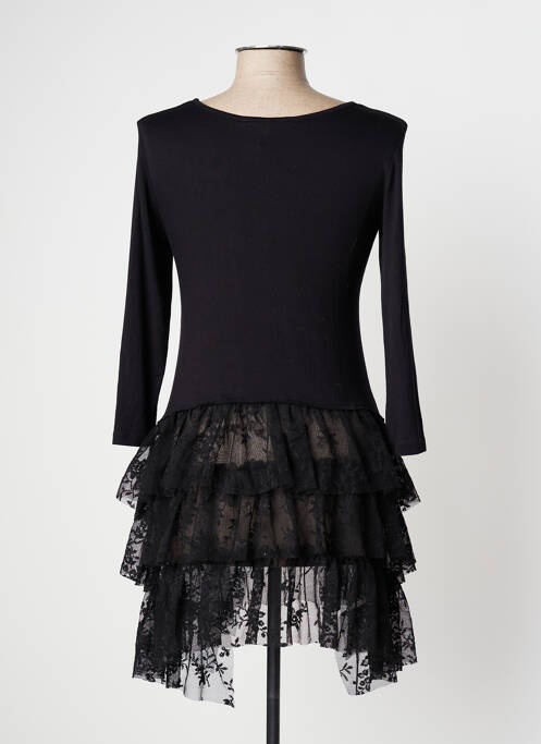 Tunică mâneci lungi negru BLEU BLANC ROUGE femeie