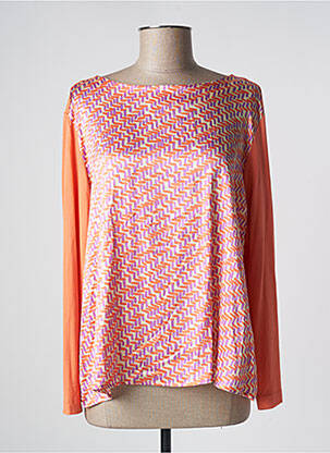 Tricou mâneci lungi mâneci lungi portocalie NIU femeie