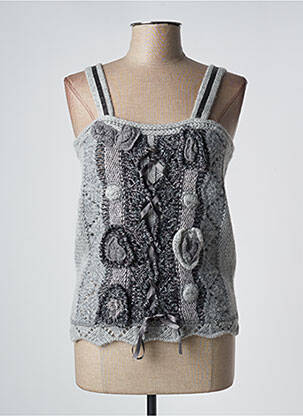 Pulover gri BLEU BLANC ROUGE femeie