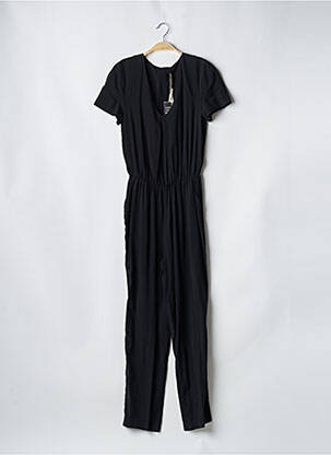 Salopetă-pantalon închidere cu fermoar la spate mâneci lungi negru MANILA GRACE femeie