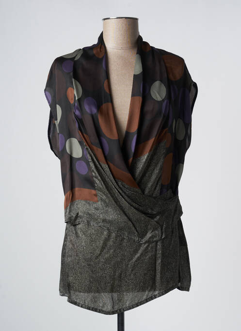 Top negru MANILA GRACE femeie