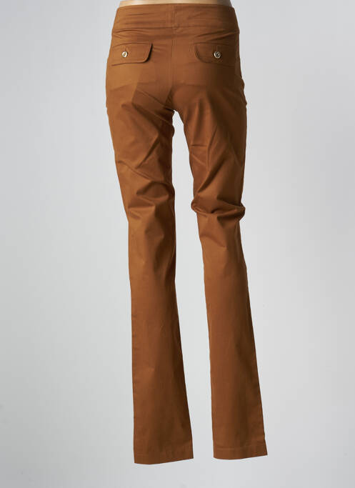 Pantalon slim galben BLANC BLEU femeie