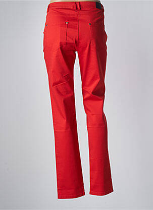 Pantalon slim țesătură poplin mărime normală roșu BLEU BLANC ROUGE femeie