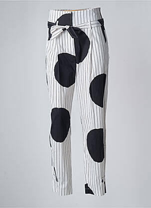 Pantalon drept alb MANILA GRACE femeie