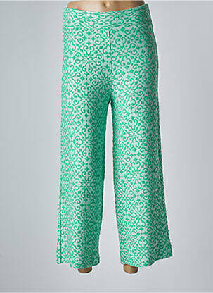 Pantalon 7/8 elasticitate mărime normală verde NIU femeie