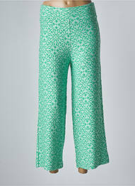 Pantalon 7/8 elasticitate mărime normală verde NIU femme