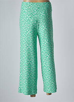 Pantalon 7/8 elasticitate mărime normală verde NIU femeie