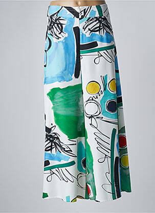 Pantalon trei sferturi albastru INDIES femeie