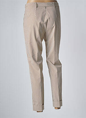 Pantalon 7/8 elasticitate mărime normală maro MANILA GRACE femeie