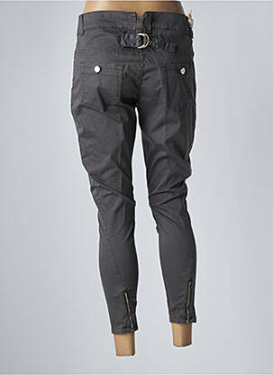 Pantalon 7/8 elasticitate talie joasă verde MANILA GRACE femeie