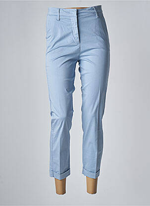 Pantalon 7/8 elasticitate mărime normală albastru MANILA GRACE femeie