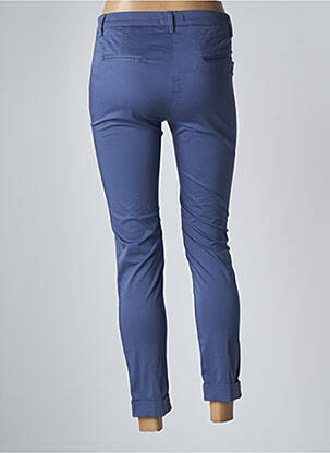 Pantalon 7/8 elasticitate mărime normală albastru MANILA GRACE femeie