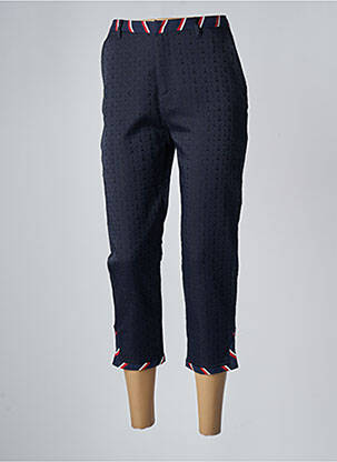 Pantalon trei sferturi albastru MANILA GRACE femeie