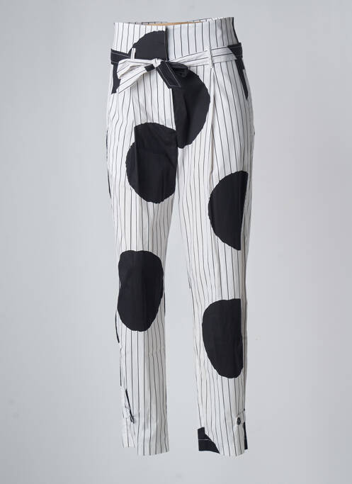 Pantalon drept alb MANILA GRACE femeie