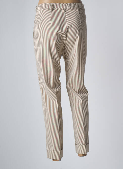 Pantalon 7/8 maro MANILA GRACE femeie