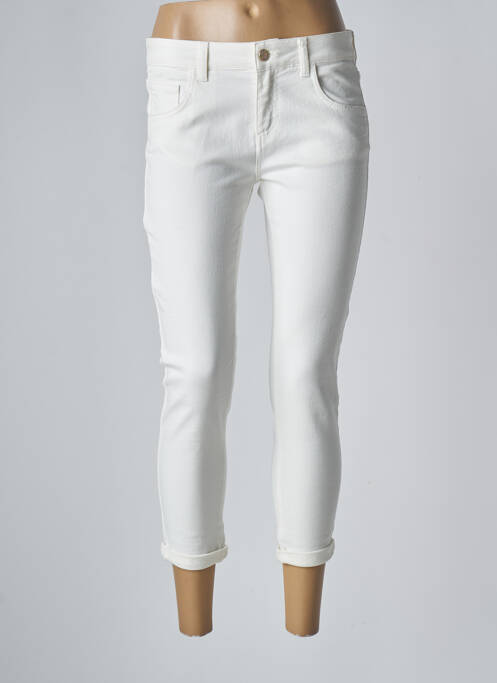 Blugi cu croială slim alb MANILA GRACE femeie