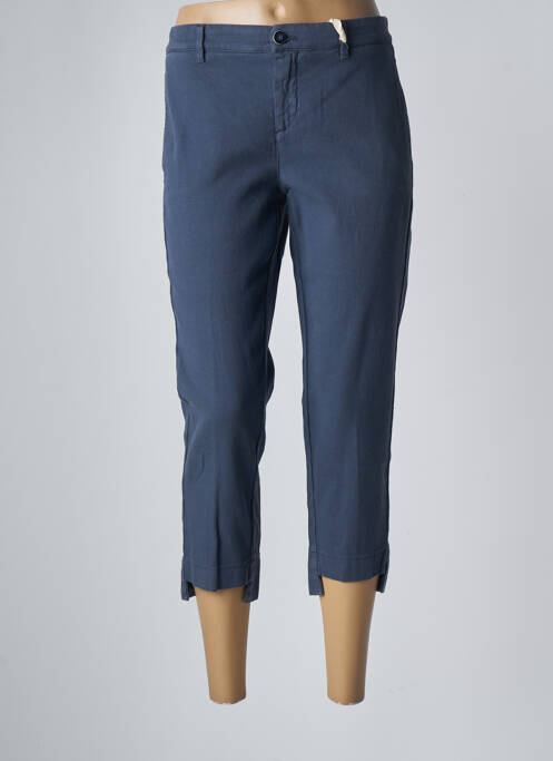 Pantalon trei sferturi talie joasă talie joasă albastru MANILA GRACE femme