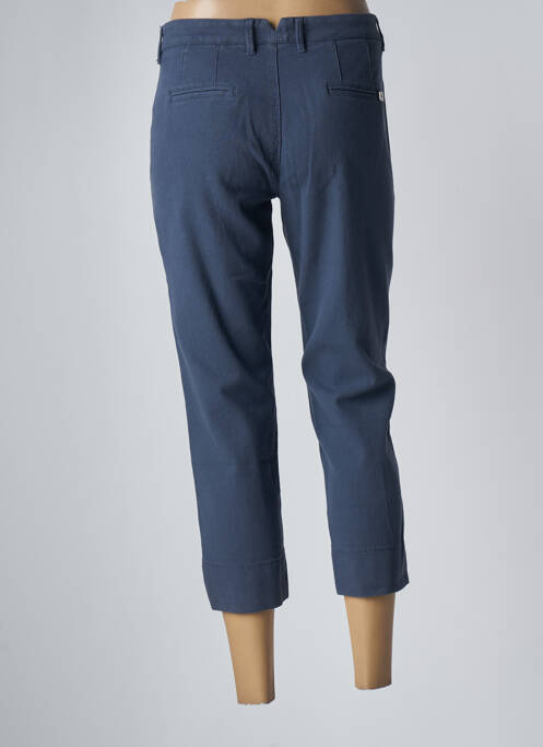 Pantalon trei sferturi talie joasă talie joasă albastru MANILA GRACE femme