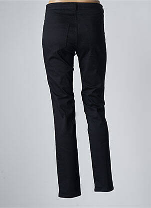 Pantalon slim țesătură poplin mărime normală negru BLEU BLANC ROUGE femeie