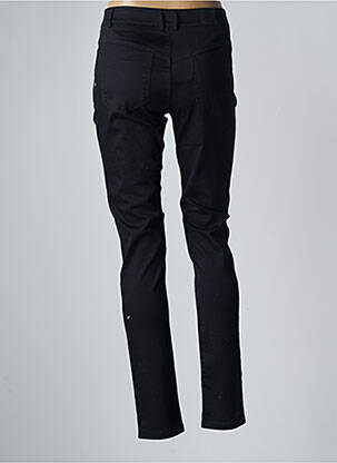 Pantalon slim țesătură poplin mărime normală negru BLEU BLANC ROUGE femeie