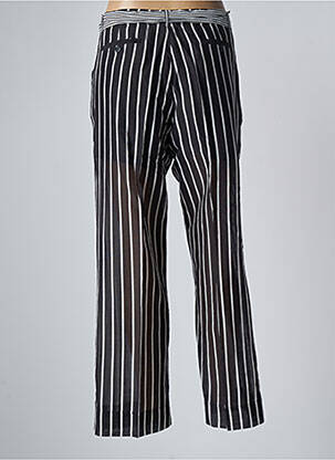 Pantalon drept țesătură poplin mărime normală negru TWINSET femeie