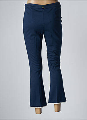 Pantalon 7/8 talie înaltă talie înaltă albastru TWINSET femeie