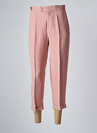 Pantalon 7/8 închidere cu fermoar sub clapetă cu cârlig mărime normală roz TWINSET femeie