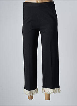 Pantalon 7/8 talie înaltă talie înaltă negru TWINSET femeie