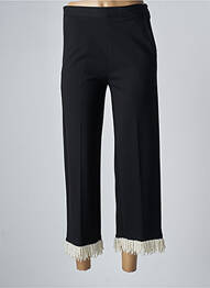 Pantalon 7/8 talie înaltă talie înaltă negru TWINSET femeie